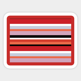 Colorful stripes Sticker